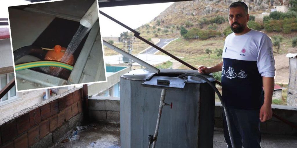 Kesintilerden bıkınca harekete geçti: Evine kurduğu sistemle suyu bedavaya geldi!