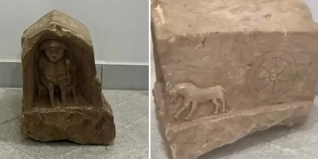 Tombstone romana scoperta a Kırıkkale, valutata 5 milioni di lira turca