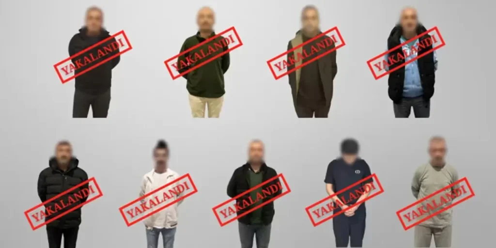 Arrestati sette individui con avviso rosso e due criminali nazionali, annuncia il ministro degli Interni