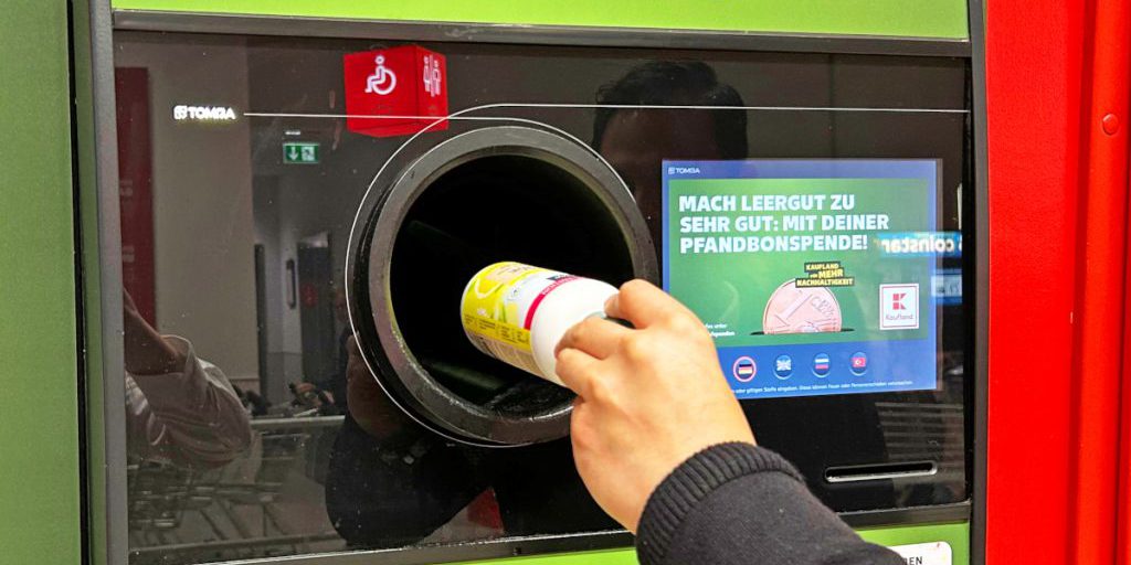 Kaufland Introduce Nuova Funzionalità ai Distributori Automatici per Rimborsi Bottiglie e Lattine