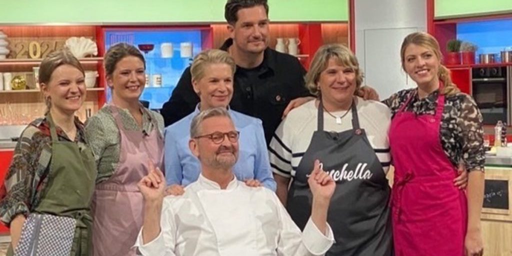 Lisa Burger in lacrime dopo l'episodio di Küchenschlacht su ZDF