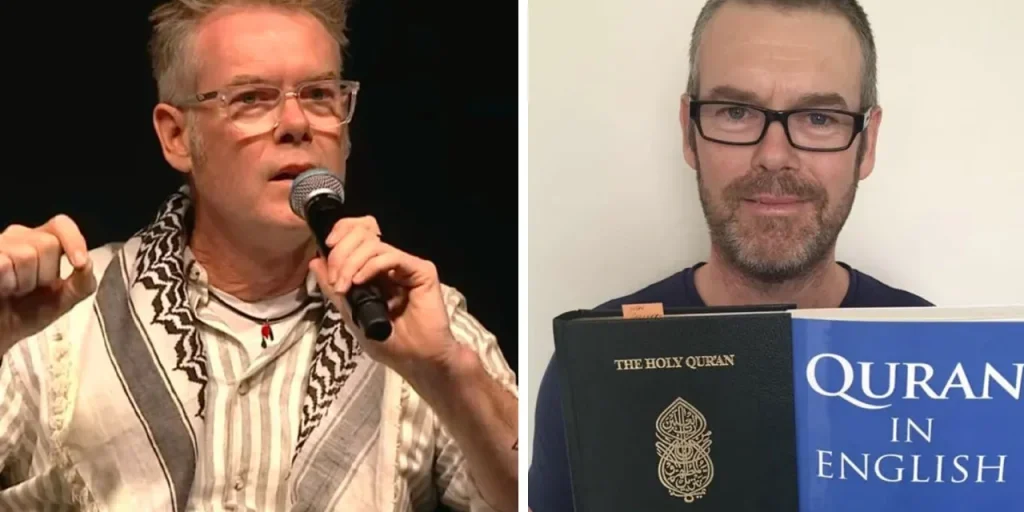 Attivista australiano Robert Martin si converte in musulmano durante il Forum Global Sumud.