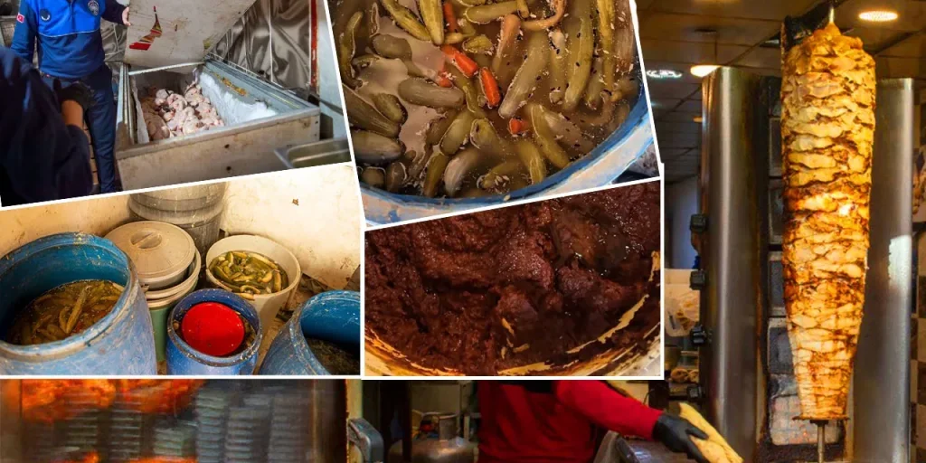 Adana: chiusura di locale di döner per contaminazione di vermi in salsa e conserve