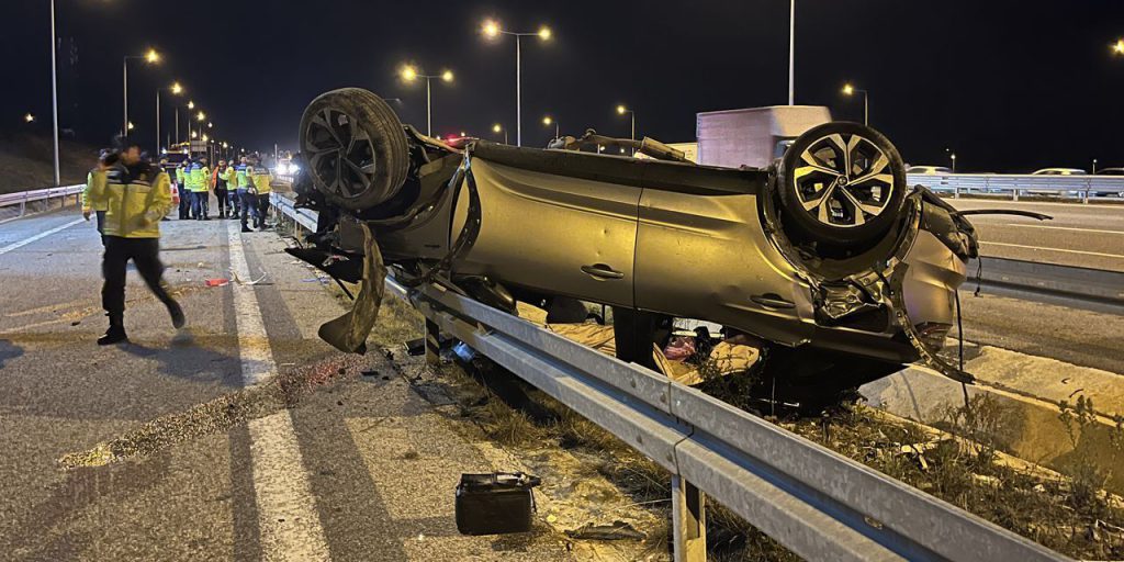 Kuzey Marmara Otoyolu'nda feci kaza: Ölü ve yaralılar var