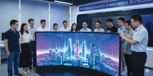Schermo 3D senza occhiali: innovazione cinese con intelligenza artificiale