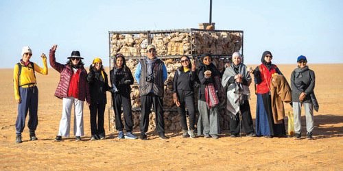 Carovane delle Rotte: primo giorno concluso sul sentiero di Zubaydah 2026 nella Riserva Reale Imam Turki bin Abdullah