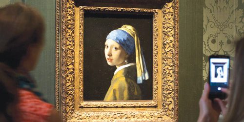 Il dipinto di Vermeer “La ragazza con l’orecchino di perla” esposto a Osaka