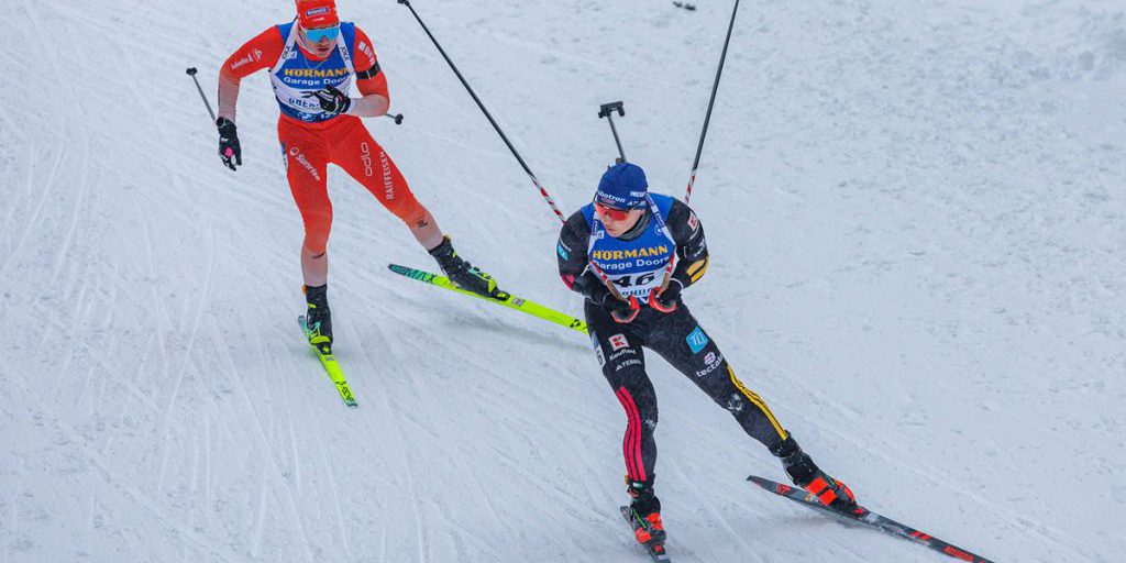 Disqualificazione di un atleta nella staffetta maschile di biathlon a Oberhof