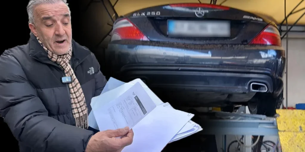 Guasto al lampione di perdita d’acqua provoca danni da 830.000 lira a veicolo di lusso a Marmaris