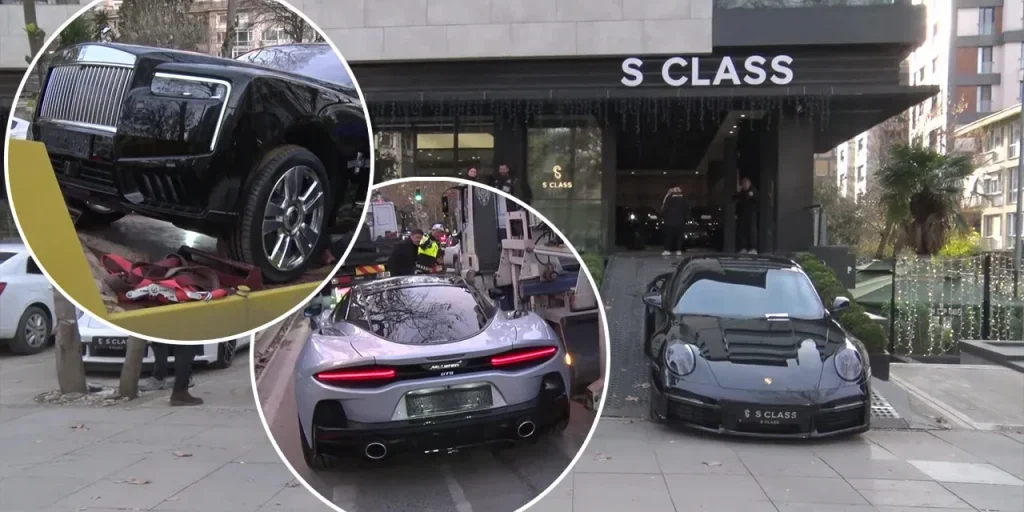 Polizia interviene nella galleria di auto di lusso di Kadikoy per sospetto di furto da 11 miliardi di lira