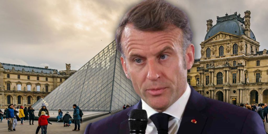 Macron'dan Louvre Müzesi'ndeki hırsızlık hakkında açıklama! "Çalınan eserler geri alınacak"