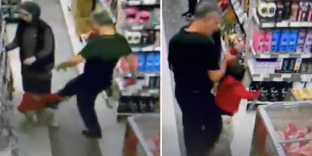 Market ortasında dehşet! 5 yaşındaki çocuğunu döven baba gözaltında