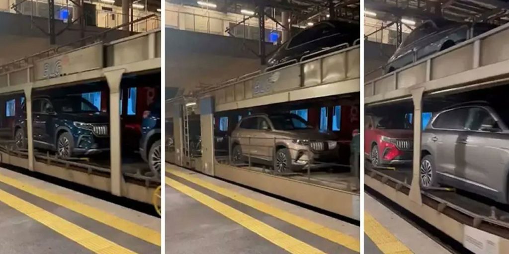 Marmaray'dan geçip Avrupa'ya... Togg'un ilk ihracat konvoyu Almanya yolunda
