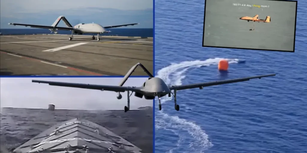 Test di integrazione del Bayraktar TB3 con il sistema di difesa ALBATROS‑S: primo passo per l'architettura autonoma mare‑aeronautica turca