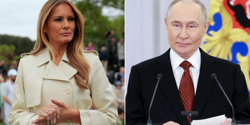 Melania Trump itiraf etti: Putin’le doğrudan temas halindeyim!