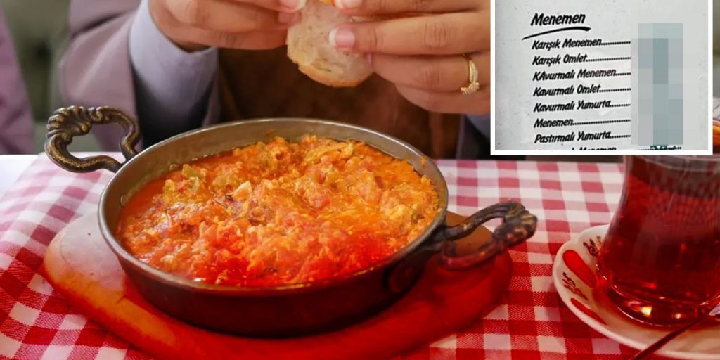 Prezzo esorbitante per un piatto di menemen in un ristorante turco scatena dibattito sui social media