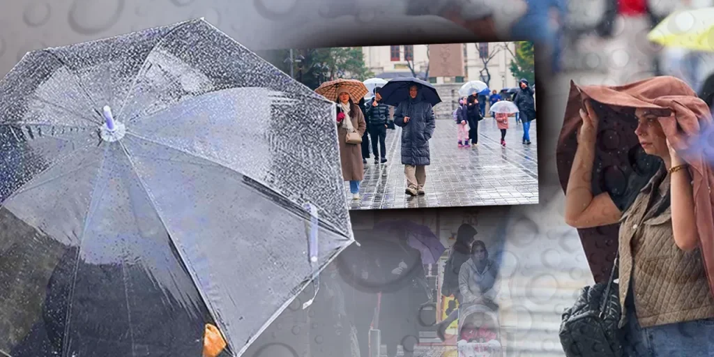 Previsioni meteo: nuvoloso in tutto il paese, 16 province con pioggia intensa e forte temporale in Mediterraneo occidentale e Egeo