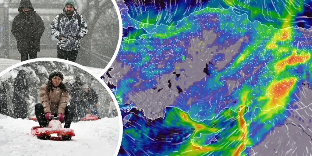 Neve intensa a Istanbul: 41 città in allerta, voli cancellati e scuole chiuse