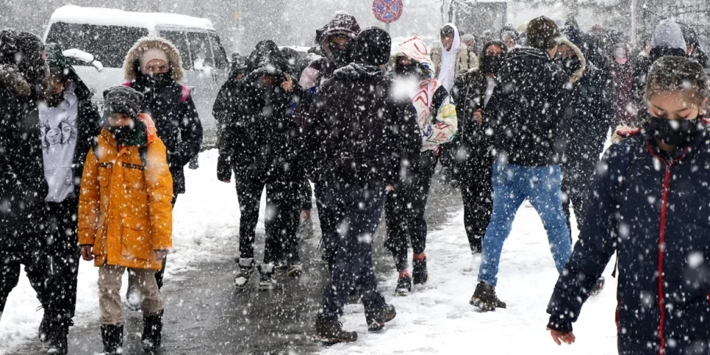 Avviso meteorologico turco: piogge intense e neve in alcune province il 14 dicembre