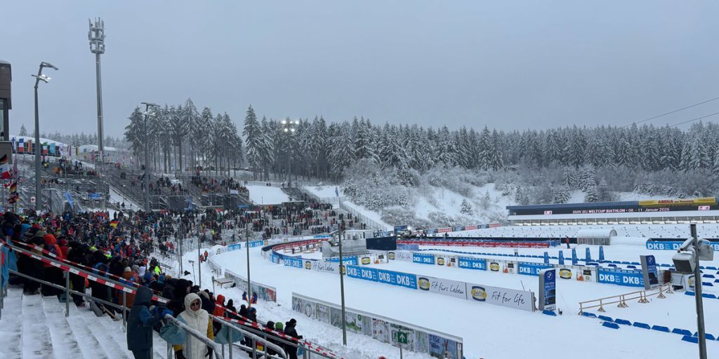 Maltempo a Oberhof: biathlon in pericolo per atleti e spettatori