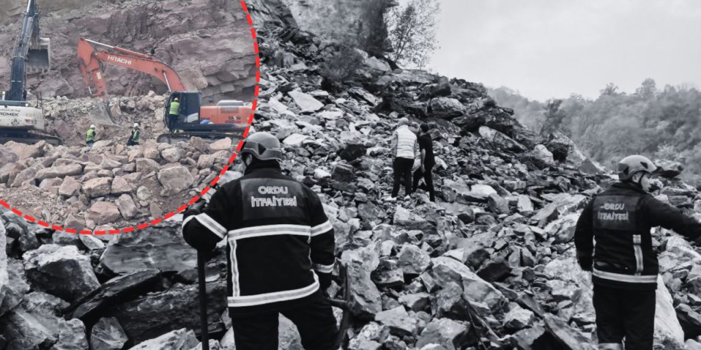 Tragedia in cava di pietra a Ordu: un operaio perde la vita in un incidente devastante