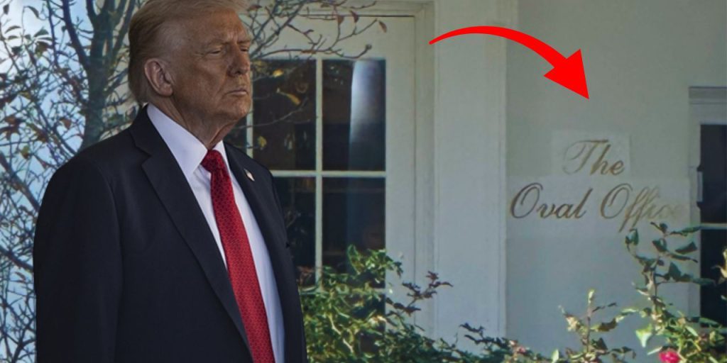 La Casa Bianca al Centro della Tempesta: il Cartello "Oval Ofis" e le sue Implicazioni Politiche