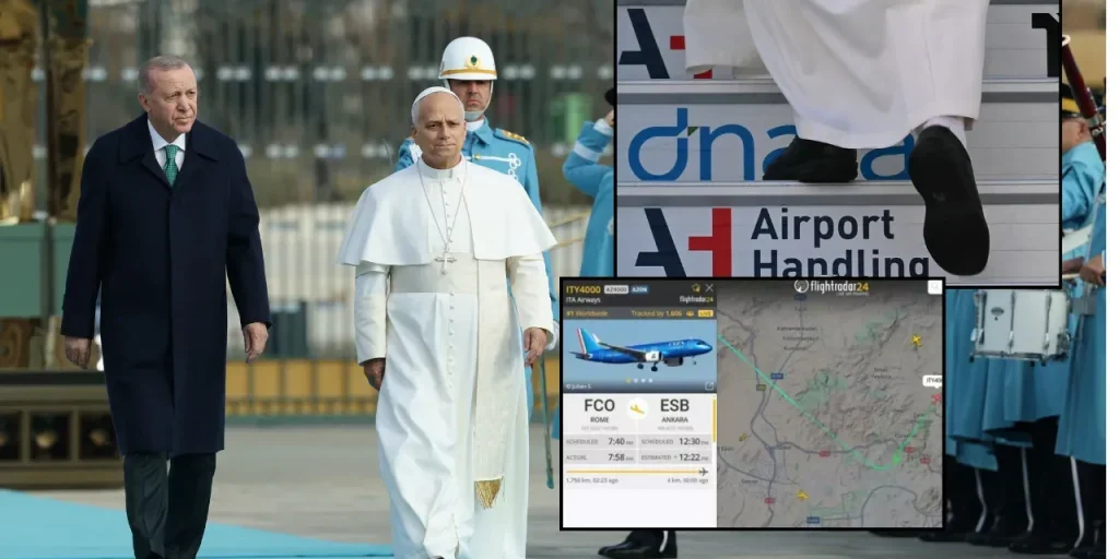 Papa Leo XIV visita la Turchia: primo viaggio all’estero, aereo con nome particolare e scarpe insolite