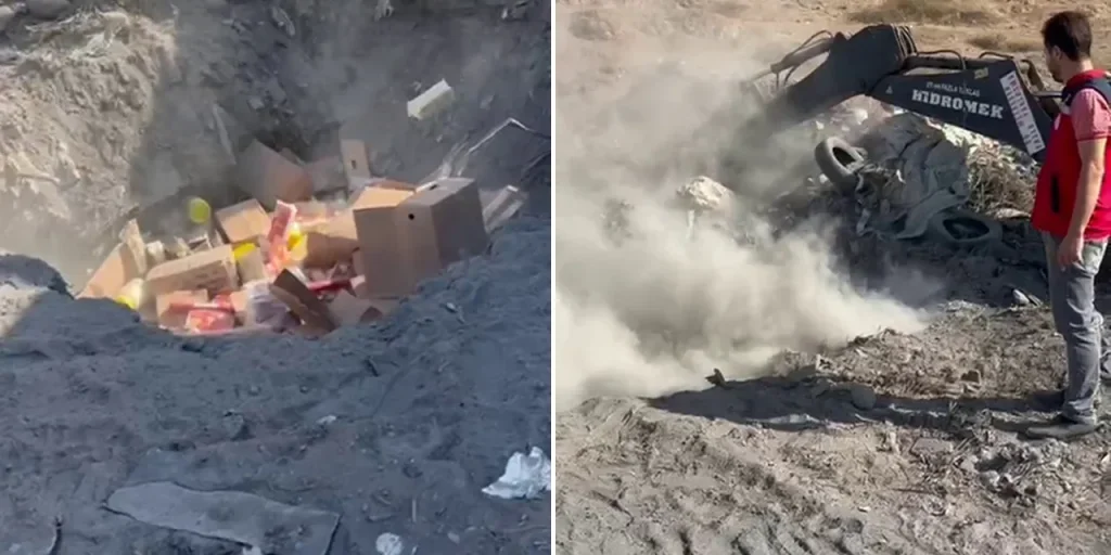 Hatay: una tonnellata di formaggio, ketchup e salsiccia distrutti per rischi per la salute