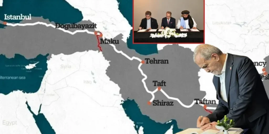 Presidente iraniano Pezeşkiyan firma accordo ferroviario con la Turchia