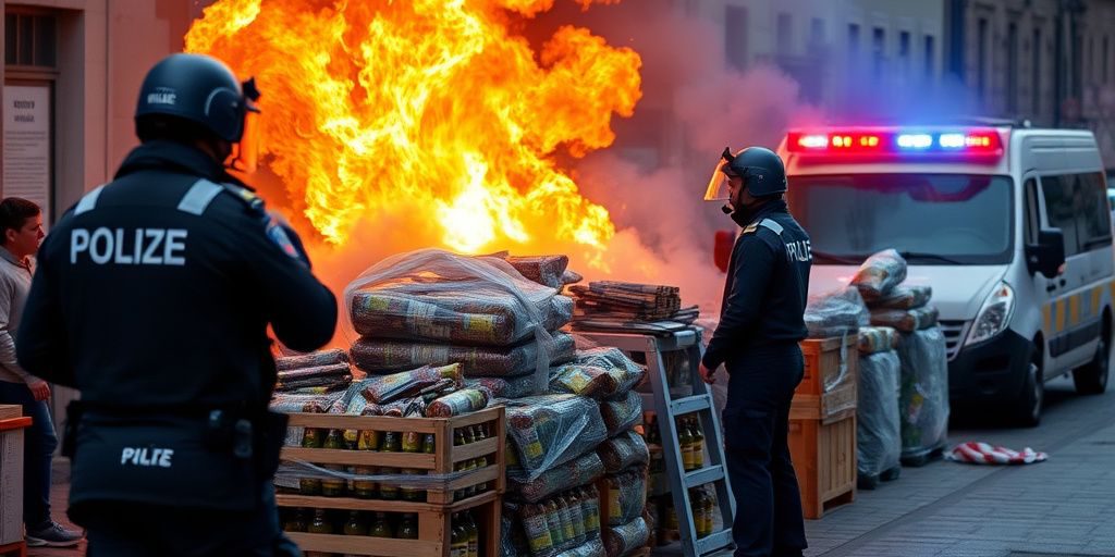 Polizia sequestra cinque tonnellate di fuochi d'artificio a Reggio Emilia