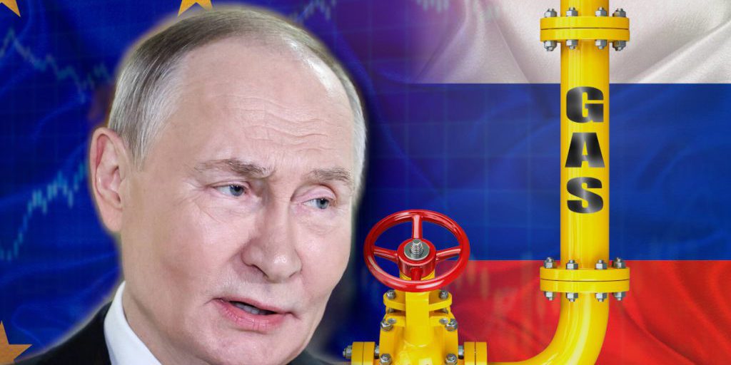 UE interrompe le importazioni di gas e petrolio dalla Russia