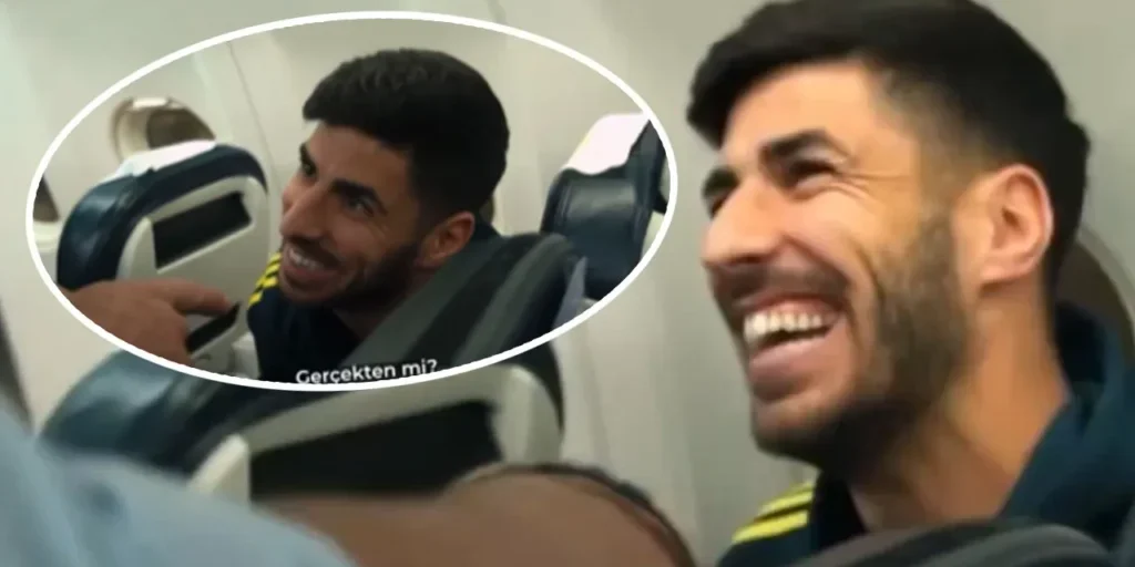 Presidente del Fenerbahçe e Marco Asensio si scambiano parole durante la partita di ritorno contro Rizespor