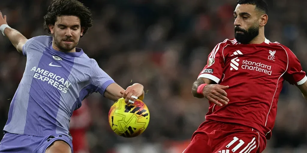 Salah torna in campo: Liverpool vince 2‑0 contro il Brighton