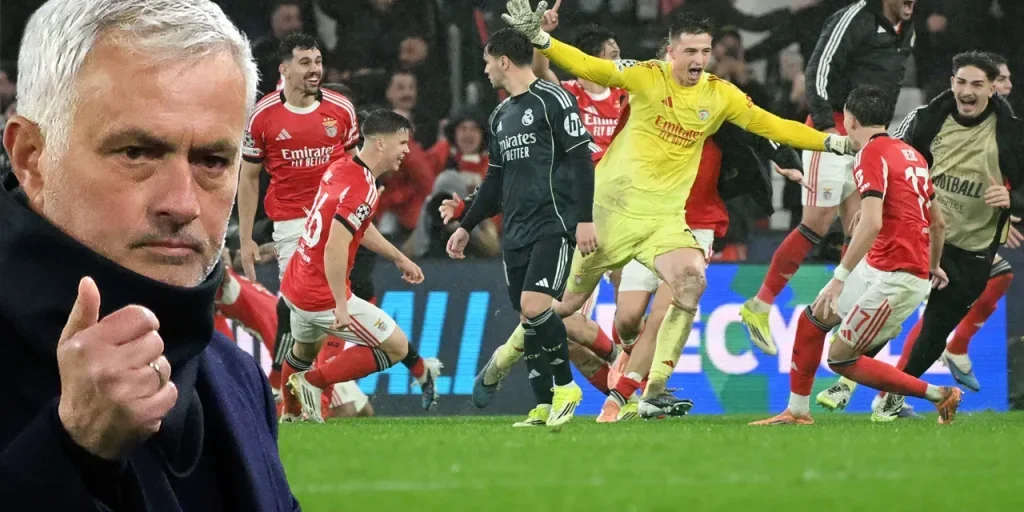 Benfica vince 4-2 contro Real Madrid a Lisbona