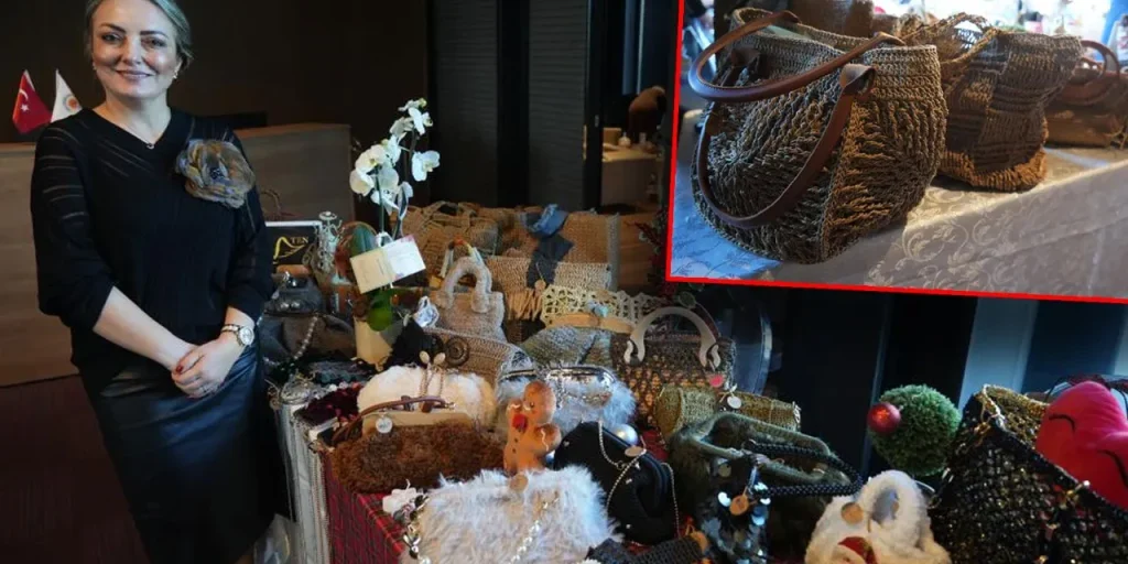 Paramedica di Samsun trasforma il suo hobby di punto in produzione artigianale per sostenere le donne locali