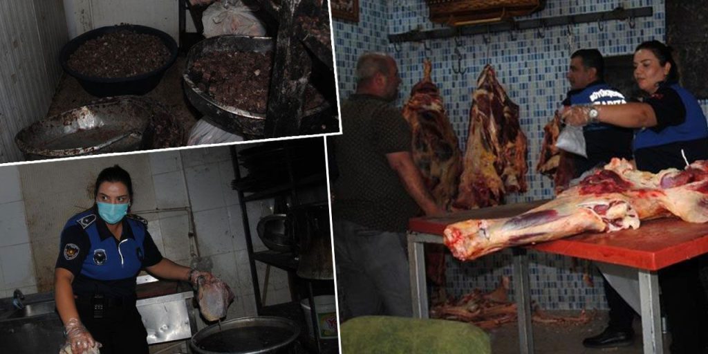 Şanlıurfa'da 1 ton bozuk ve kokmuş et ele geçirildi! Lokantalara satılacaktı