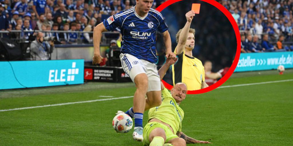 Carta rossa controversa per il FC Schalke 04: i tifosi reagiscono con un sorriso