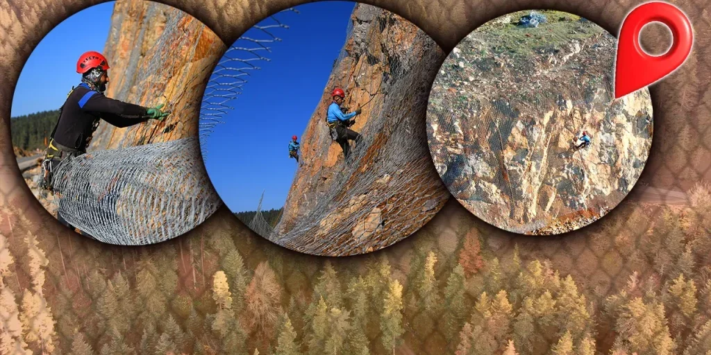 Frane frequenti a Kastamonu: reti di acciaio e ampliamento della strada per aumentare la sicurezza