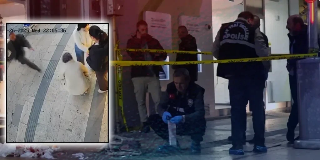 Attacco con coltello in strada a Gümüşhane: uomo aggredisce moglie, vicini fermano l'aggressore con casse di frutta