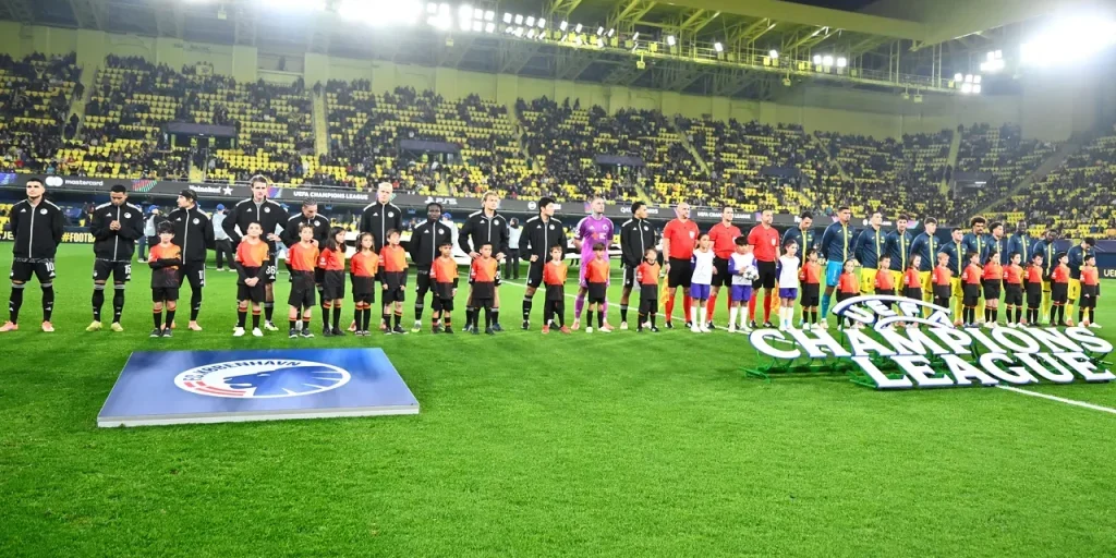 Errore nella cerimonia pre-partita di Champions League tra Villarreal e Copenhagen