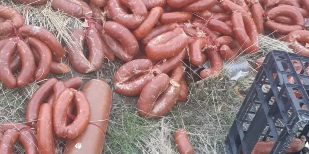 In Gölbaşı, Ankara, trovati numerosi prodotti alimentari lasciati su terreno vuoto