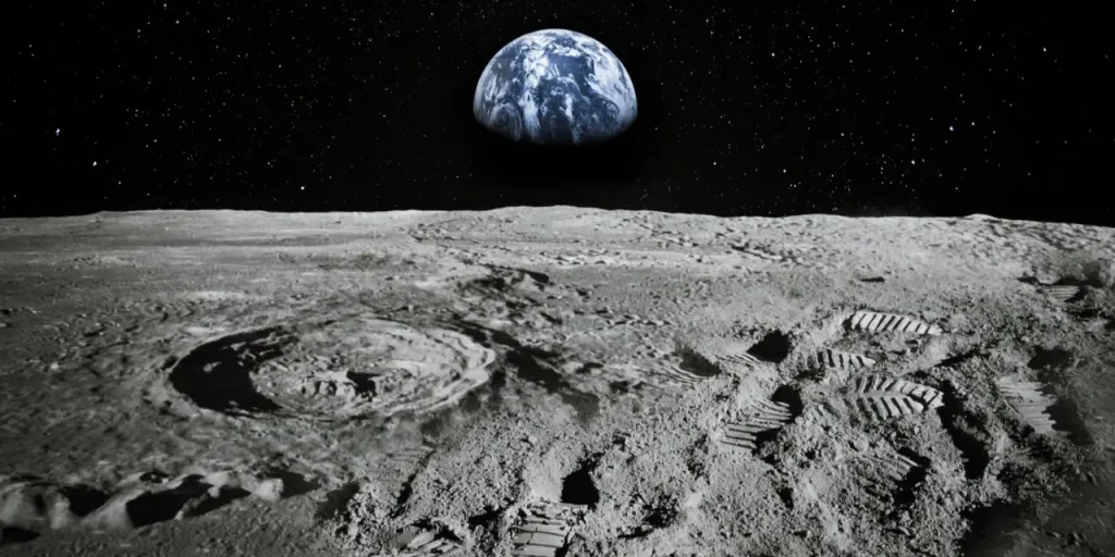 Particelle terrestri sulla Luna: chiave per scoprire il passato oscuro della Terra