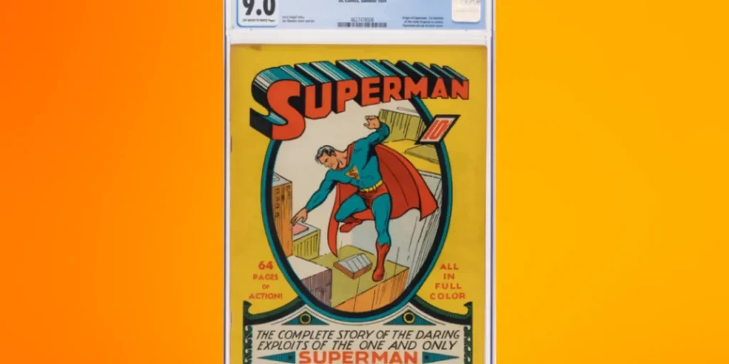 Prima edizione di Superman del 1939 venduta all'asta per oltre 9 milioni di dollari