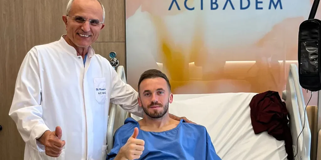 Edin Visca operato per frattura della fibula e danni ai legamenti dopo infortunio in partita