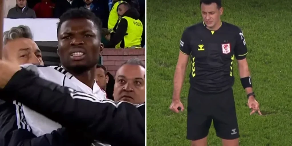 Beşiktaş pareggia 3‑3 con Trabzonspor: El Bilal Toure riceve cartellino rosso e si arrabbia