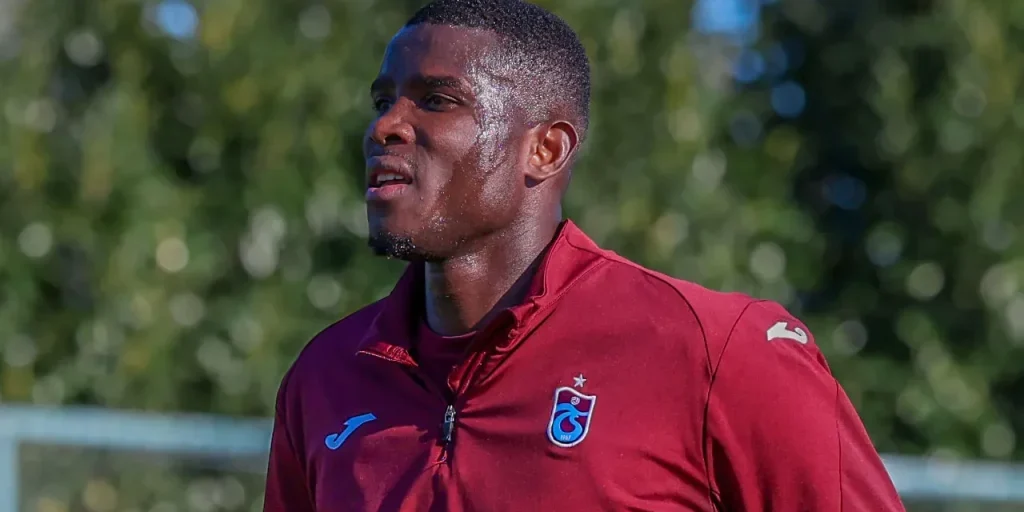 Paul Onuachu in allenamento con Trabzonspor prima della sfida contro Kasımpaşa