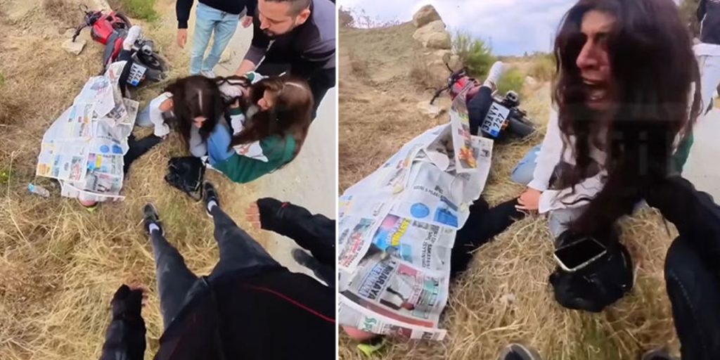 Proposta di matrimonio estrema a Mersin: una ragazza reagisce con un ceffone dopo essere stata ingannata con una messinscena di incidente stradale