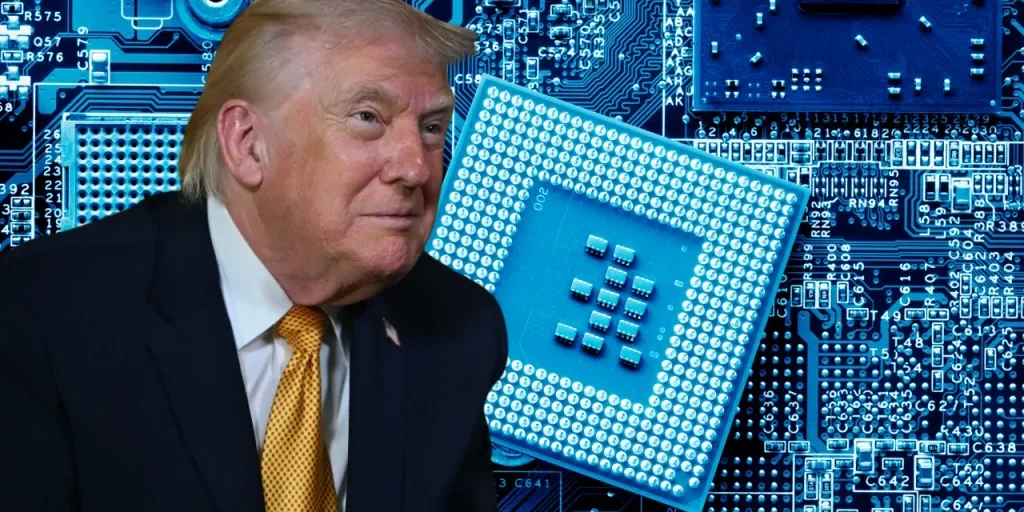 Presidente Trump annulla accordo chip da 2,92 milioni di dollari per motivi di sicurezza nazionale