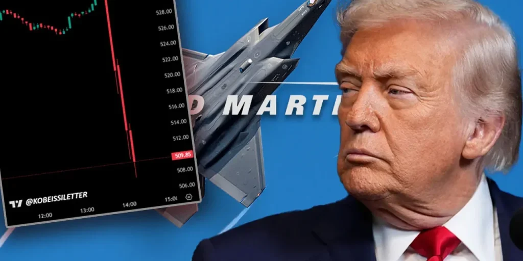 Lockheed Martin: le azioni scendono dopo l'ordine di Trump di sospendere dividendi e riacquisti.