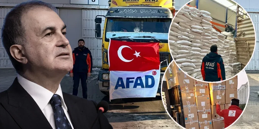 Turquia estende l’aiuto umanitario a Aynularab, Siria